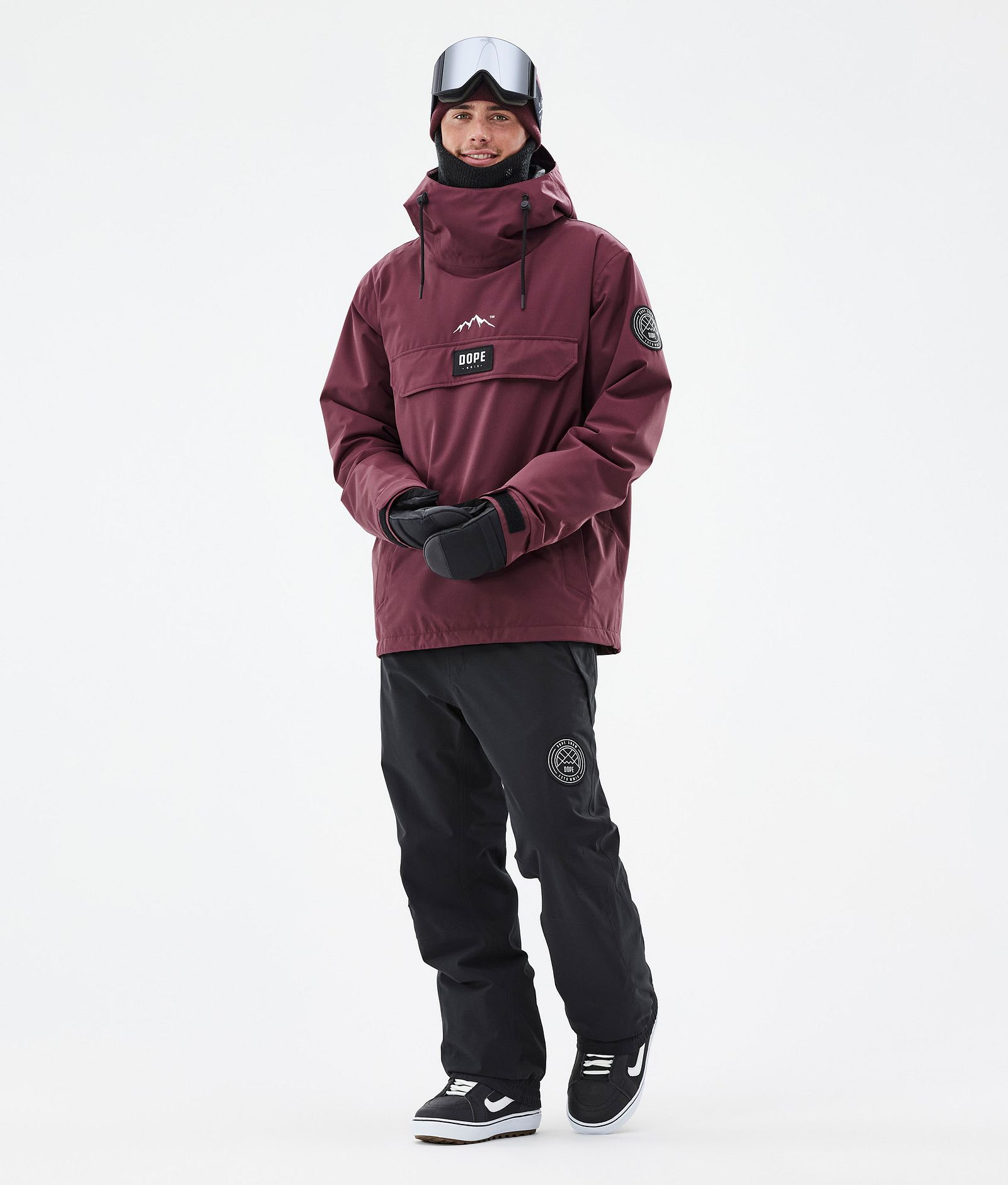 Dope Blizzard Snowboardjacka Herr Burgundy, Bild 3 av 9