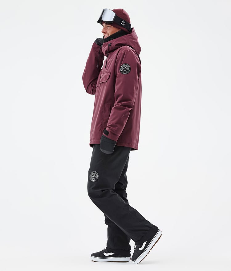 Dope Blizzard Snowboardjacka Herr Burgundy, Bild 4 av 9