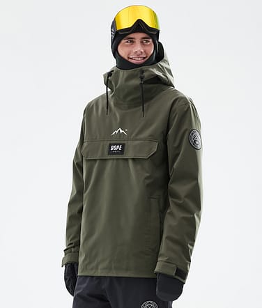 Dope Blizzard Snowboardjacka Man Olive Green