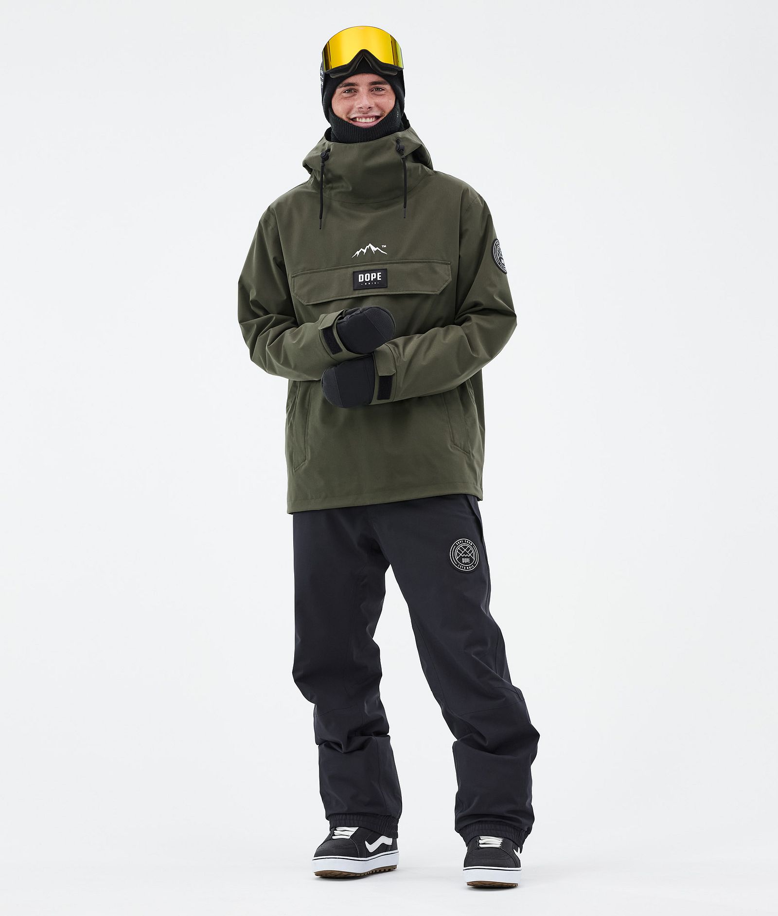 Dope Blizzard Snowboardjacka Herr Olive Green, Bild 2 av 8