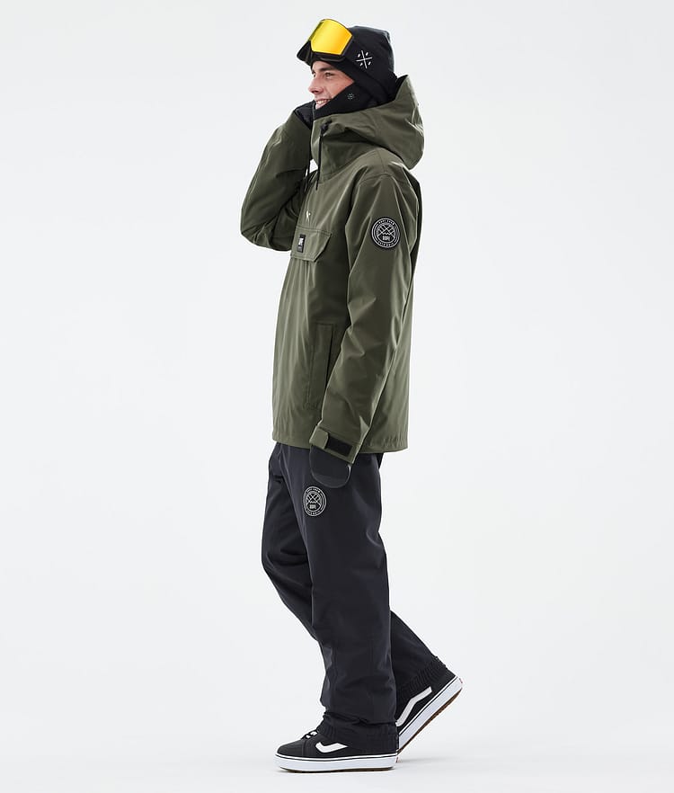 Dope Blizzard Snowboardjacka Herr Olive Green, Bild 3 av 8