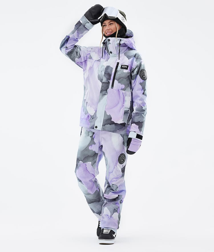 Dope Blizzard W Full Zip Snowboardjacka Dam Blot Violet, Bild 3 av 10