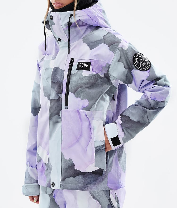 Dope Blizzard W Full Zip Snowboardjacka Dam Blot Violet, Bild 8 av 10