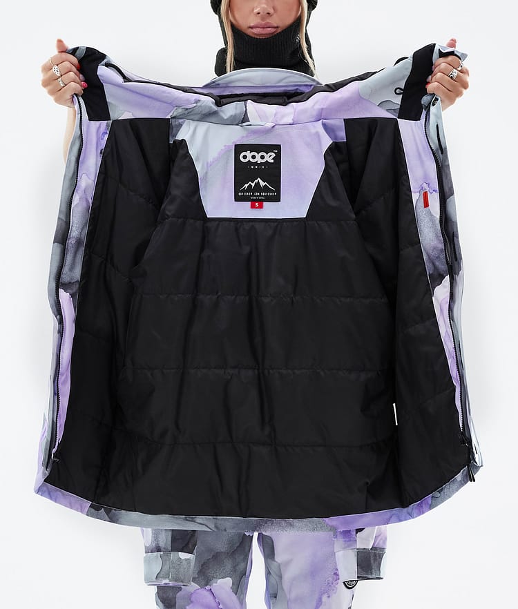 Dope Blizzard W Full Zip Snowboardjacka Dam Blot Violet, Bild 10 av 10