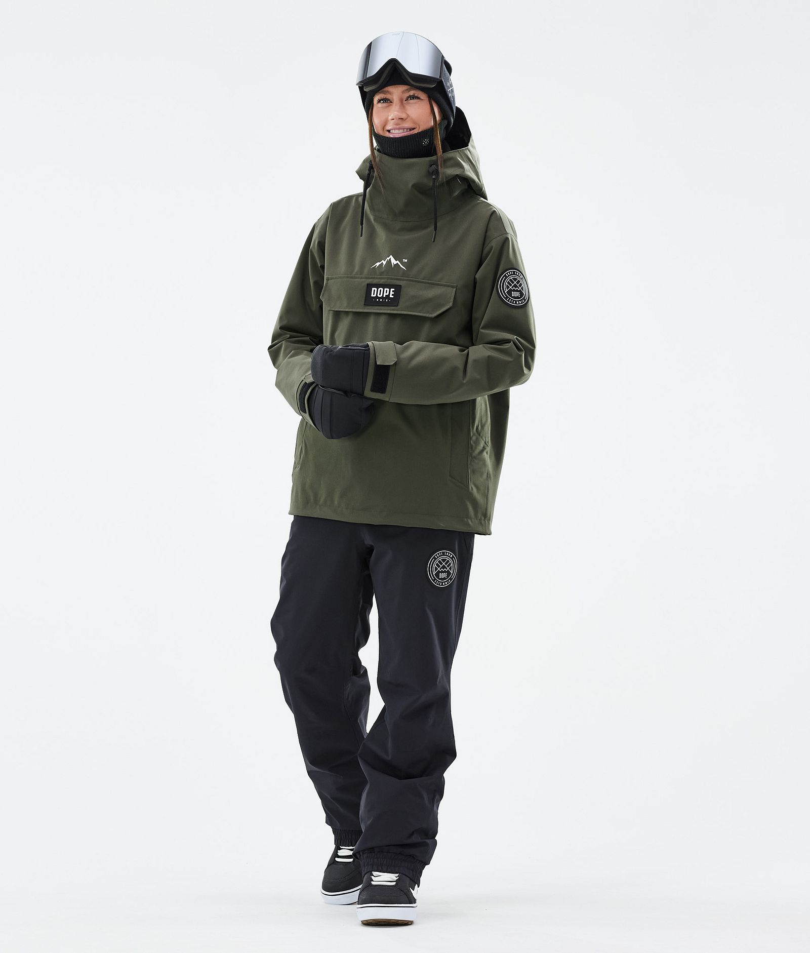 Dope Blizzard W Snowboardjacka Dam Olive Green, Bild 2 av 8