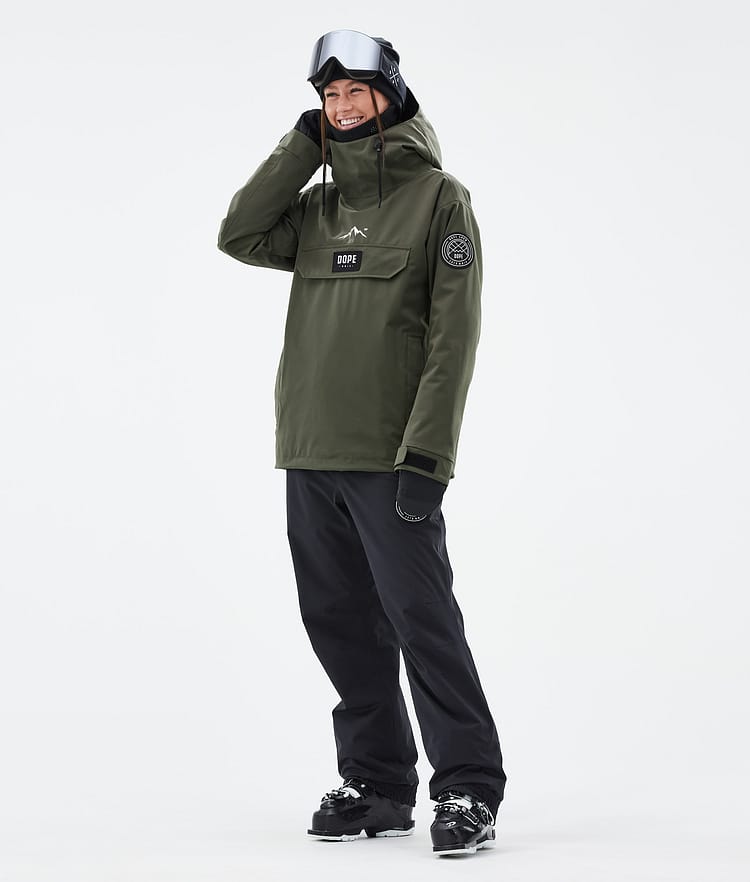 Dope Blizzard W Skidjacka Dam Olive Green, Bild 2 av 8