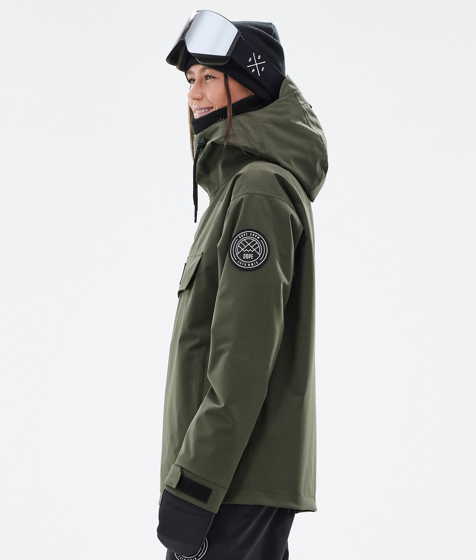 Dope Blizzard W Snowboardjacka Dam Olive Green, Bild 5 av 8