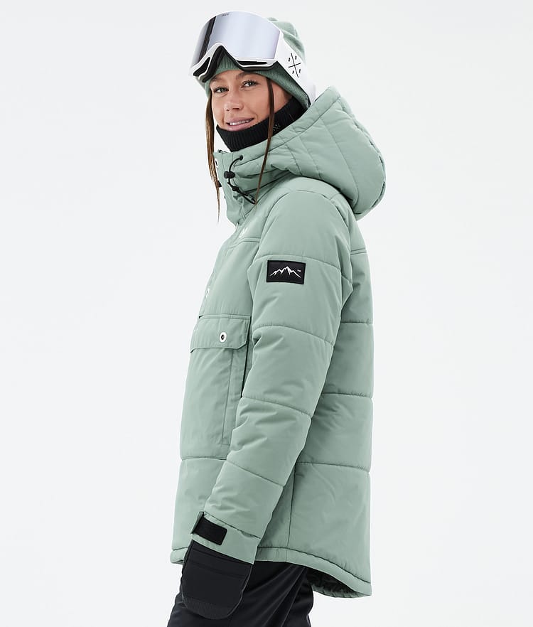 Dope Puffer W Snowboardjacka Dam Faded Green, Bild 5 av 8