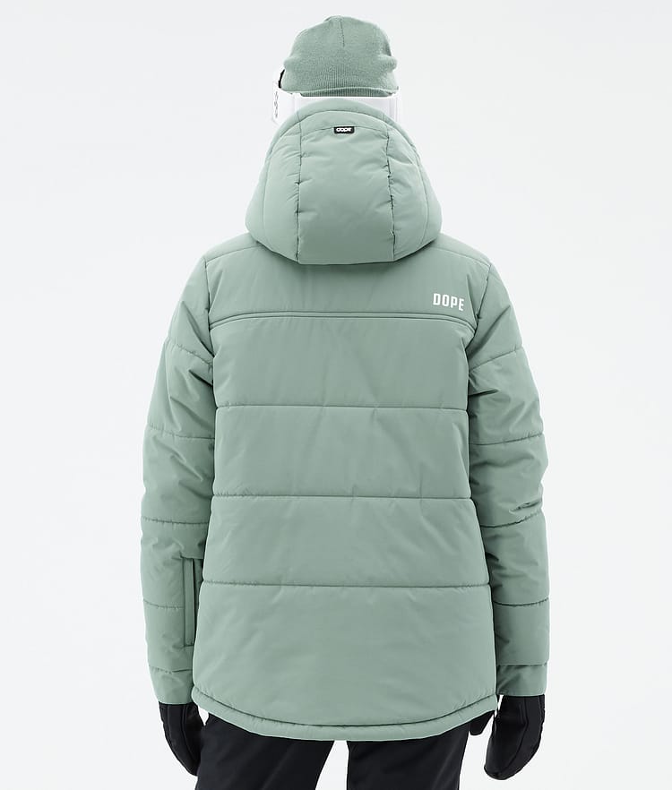 Dope Puffer W Skidjacka Dam Faded Green, Bild 6 av 8