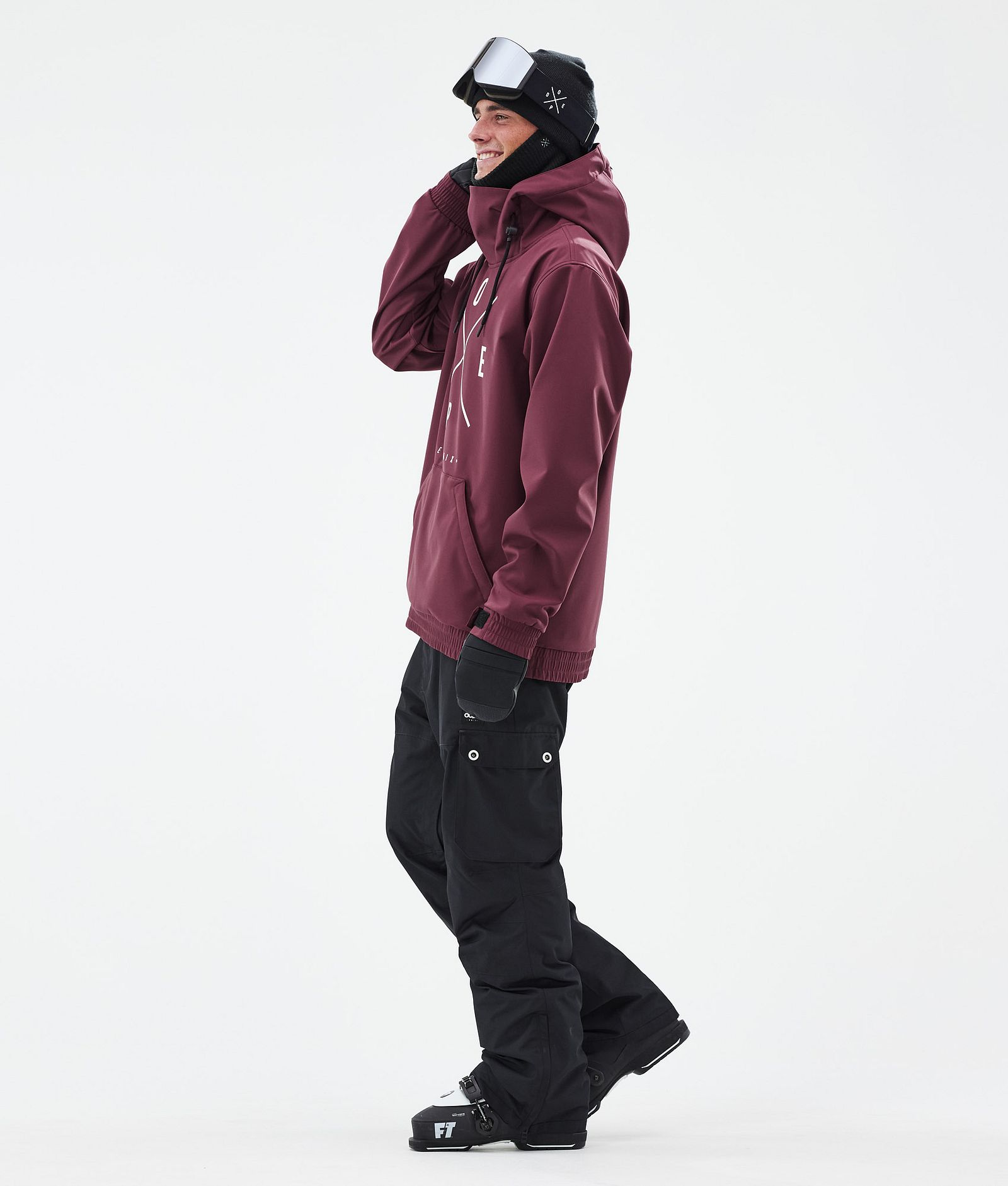 Dope Yeti Skidjacka Herr 2X-Up Burgundy, Bild 3 av 7