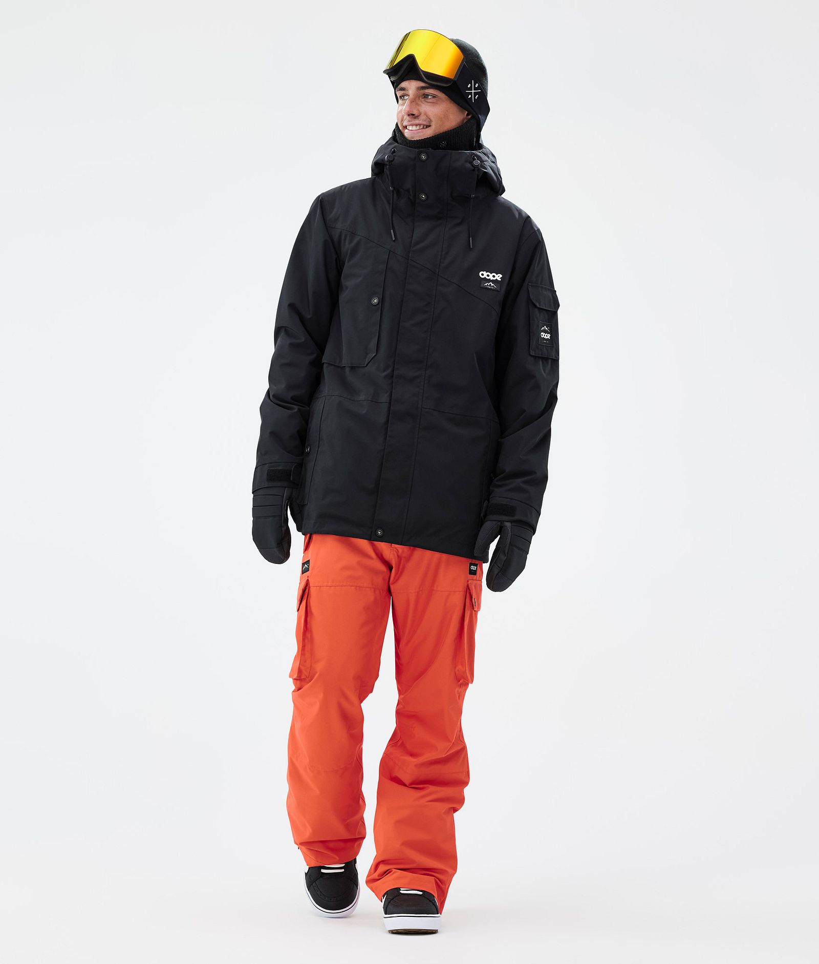 Dope Iconic Snowboardbyxa Herr Orange, Bild 2 av 7