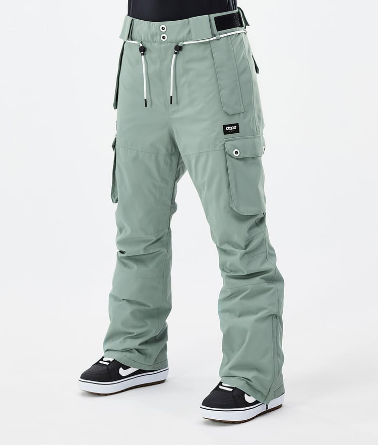 Dope Iconic W Snowboardbyxa Dam Faded Green, Bild 1 av 7