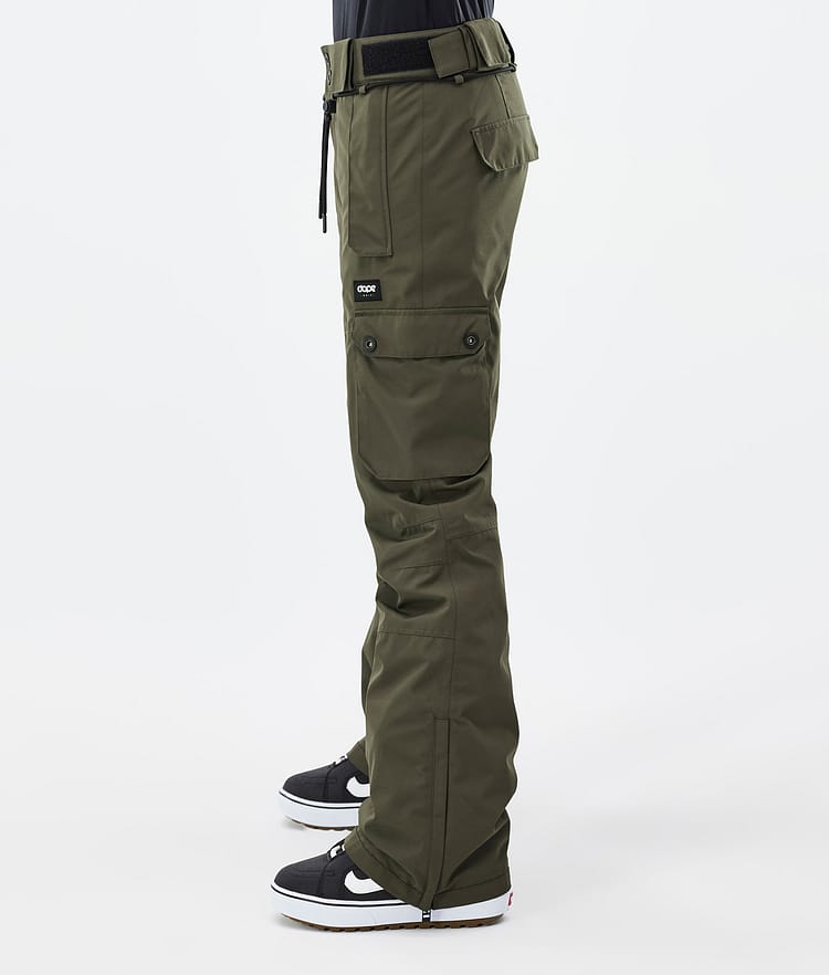 Dope Iconic W Snowboardbyxa Dam Olive Green, Bild 3 av 7