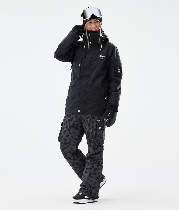 Dope Iconic W Snowboardbyxa Dam Dots Phantom, Bild 2 av 7