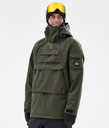 Dope Akin Snowboardjacka Man Olive Green