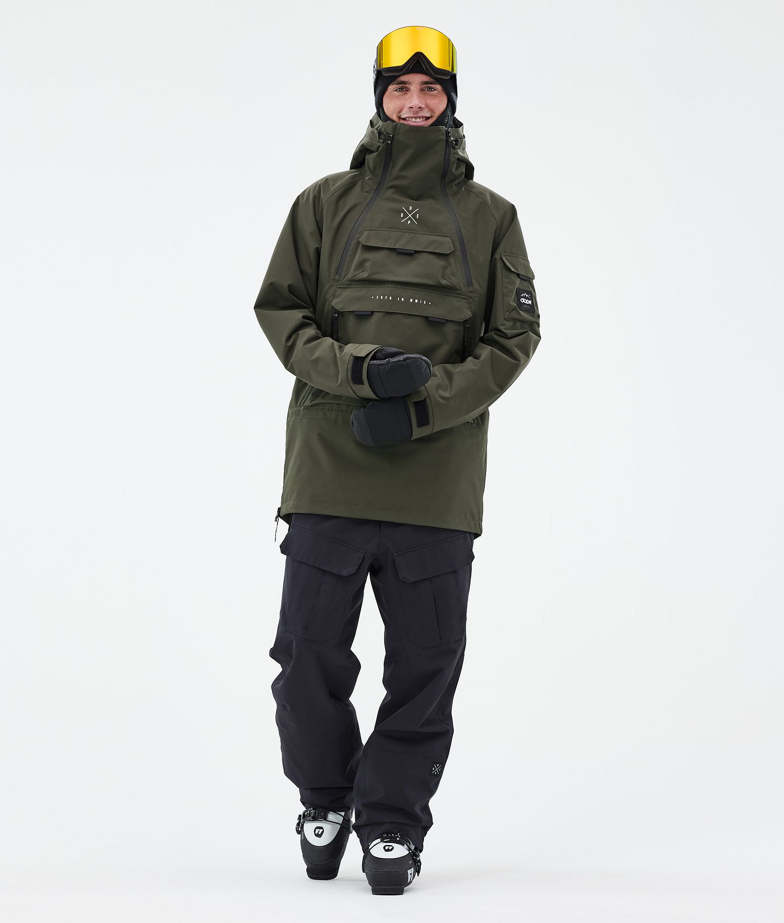 Dope Akin Skidjacka Herr Olive Green, Bild 2 av 9