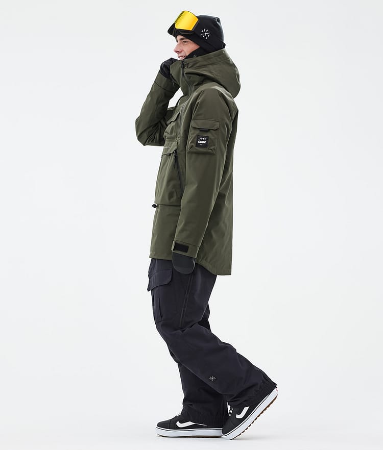 Dope Akin Snowboardjacka Herr Olive Green, Bild 3 av 9