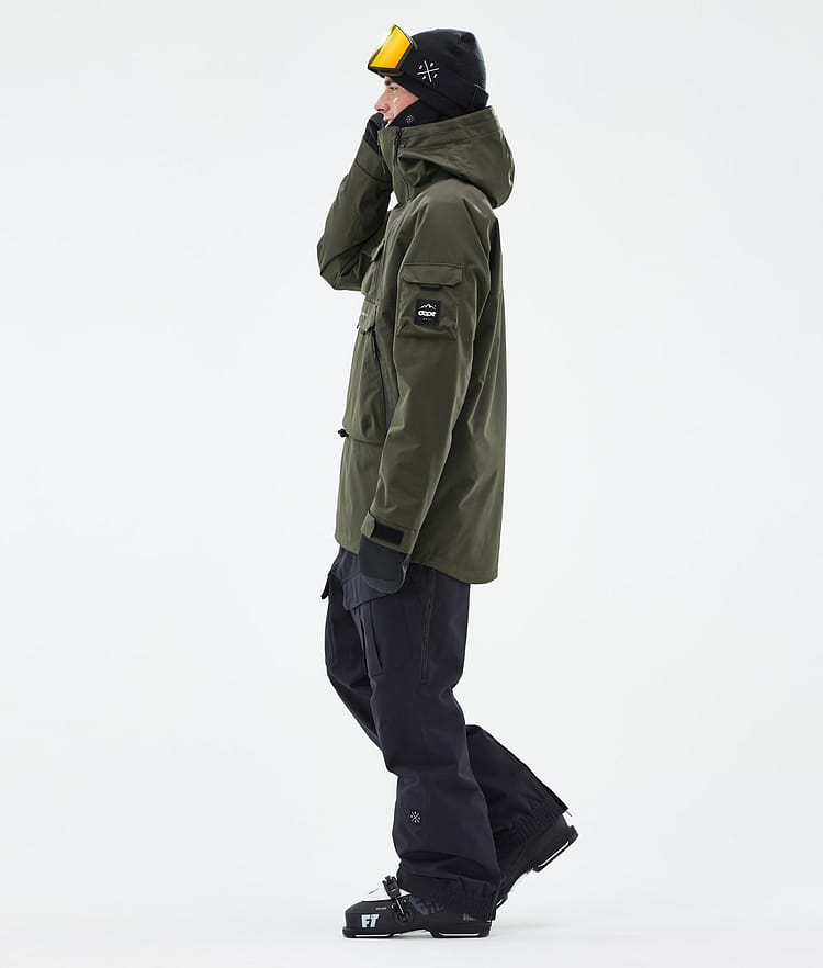 Dope Akin Skidjacka Herr Olive Green, Bild 3 av 9