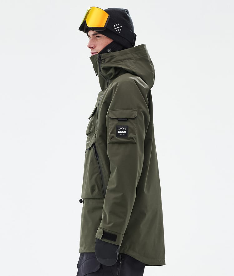 Dope Akin Snowboardjacka Herr Olive Green, Bild 5 av 9