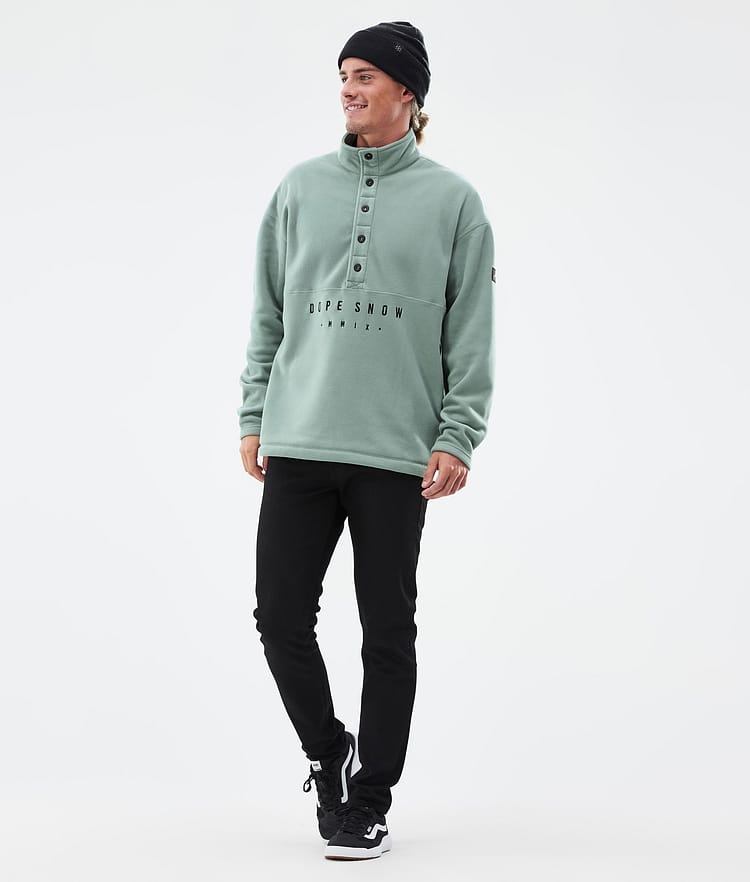 Dope Comfy Fleecetröja Herr Faded Green, Bild 3 av 6