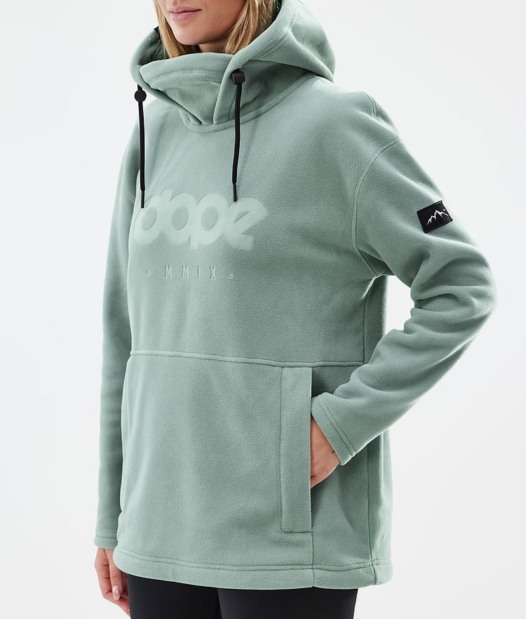 Dope Cozy II W Fleecehood Dam Faded Green, Bild 7 av 7