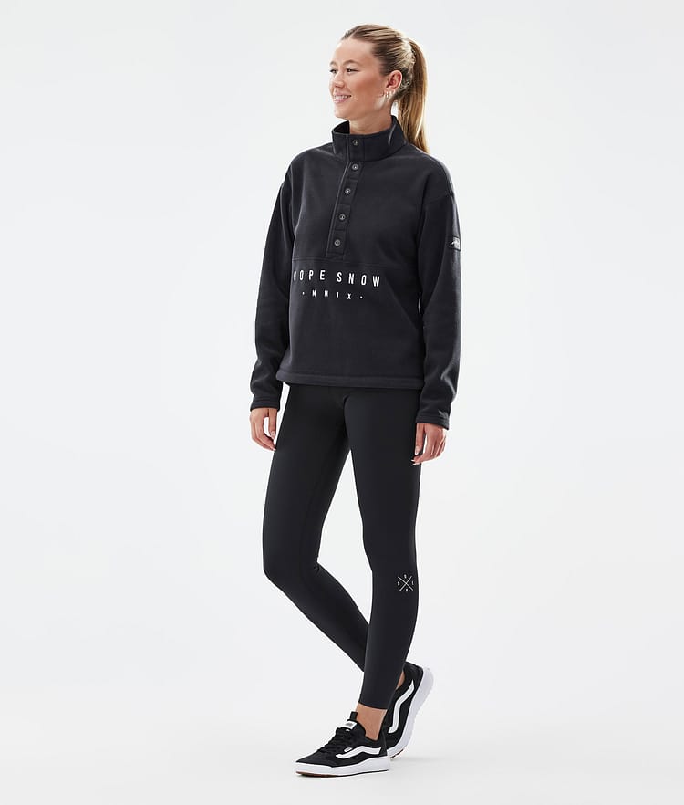 Dope Comfy W Fleecetröja Dam Black, Bild 3 av 6