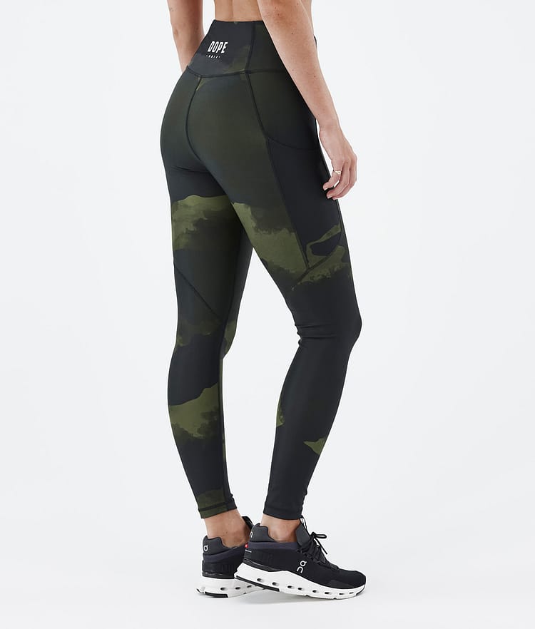 Dope Lofty Tech Leggings Dam Green Camo, Bild 2 av 8