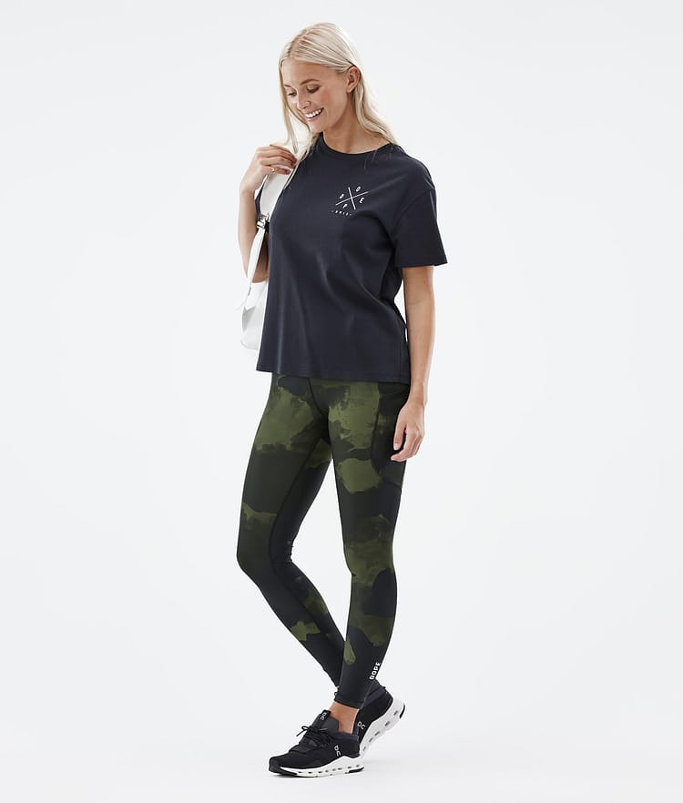 Dope Lofty Tech Leggings Dam Green Camo, Bild 3 av 8