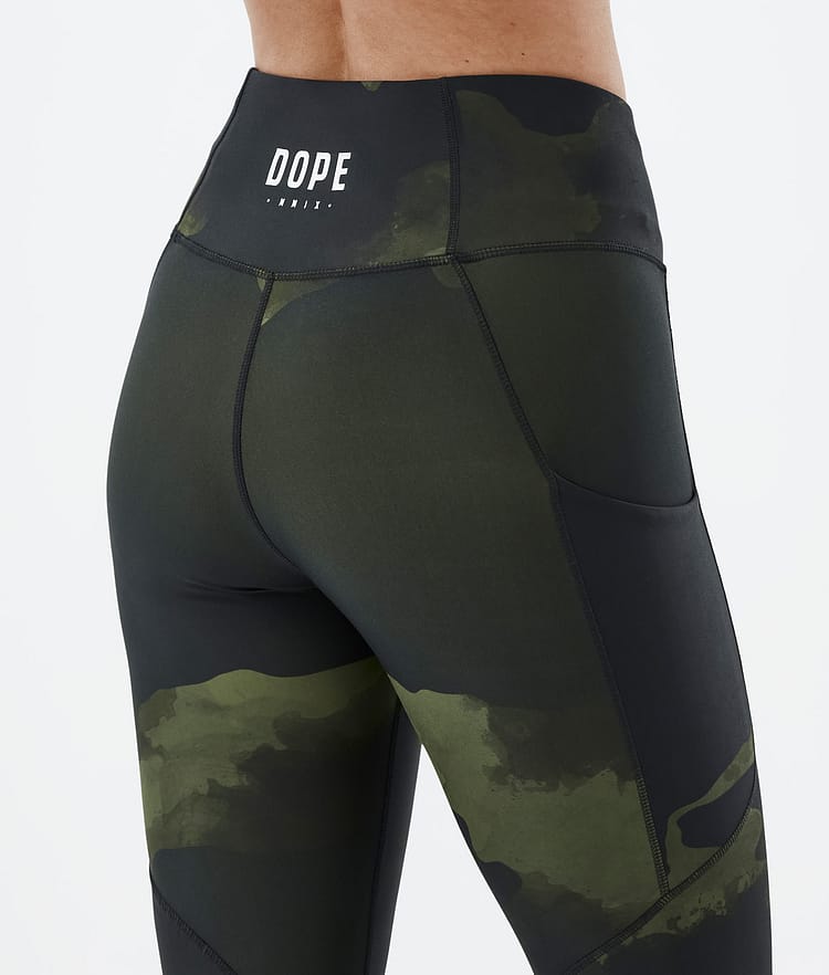 Dope Lofty Tech Leggings Dam Green Camo, Bild 7 av 8