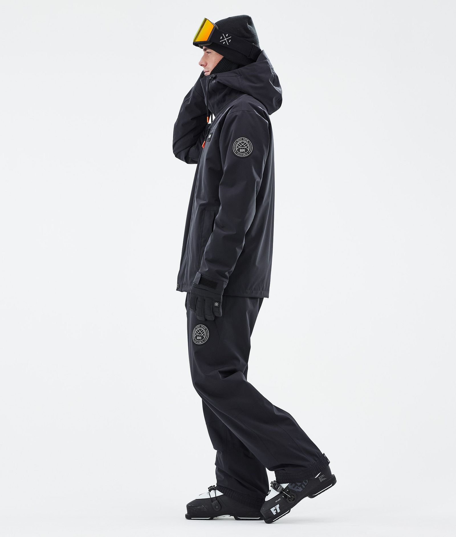 Dope Blizzard Full Zip Skidjacka Herr Black, Bild 3 av 9