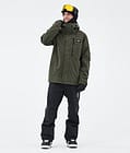 Dope Blizzard Full Zip Snowboardjacka Herr Olive Green, Bild 2 av 9