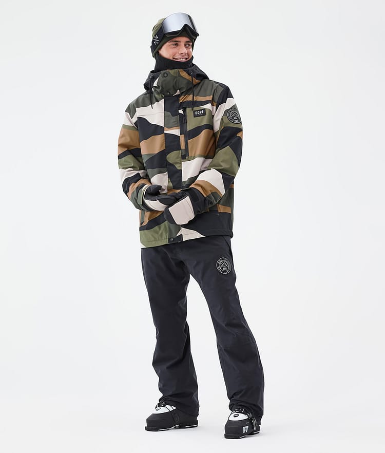 Dope Blizzard Full Zip Skidjacka Herr Shards Gold Green, Bild 2 av 9