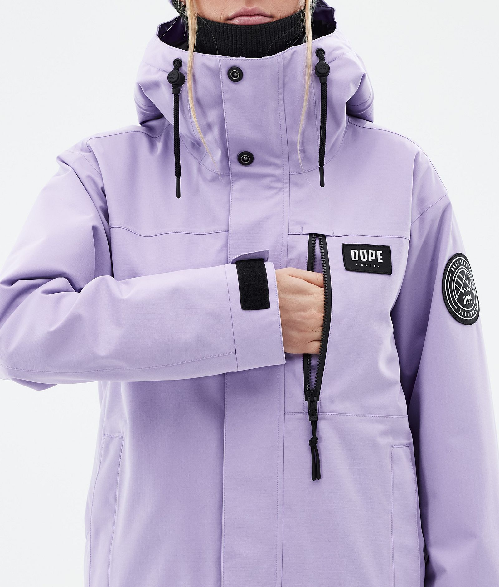 Dope Blizzard W Full Zip Snowboardjacka Dam Faded Violet, Bild 9 av 10