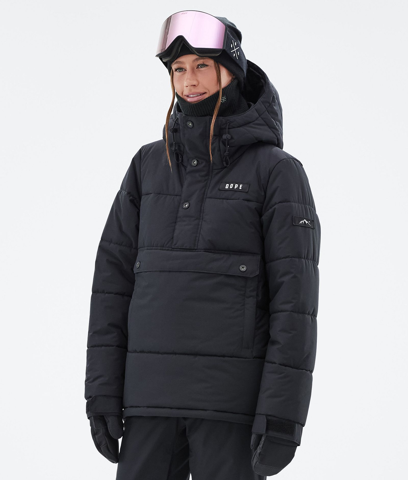 Dope Puffer W Snowboardjacka Dam Black, Bild 1 av 8