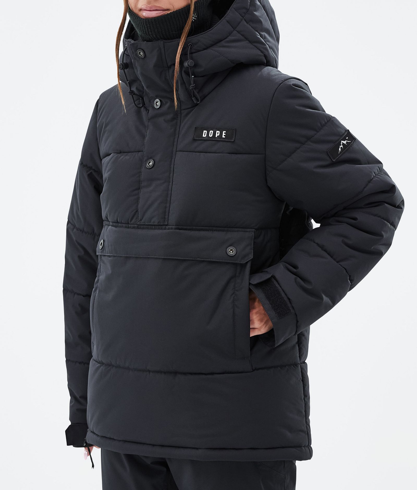 Dope Puffer W Snowboardjacka Dam Black, Bild 7 av 8