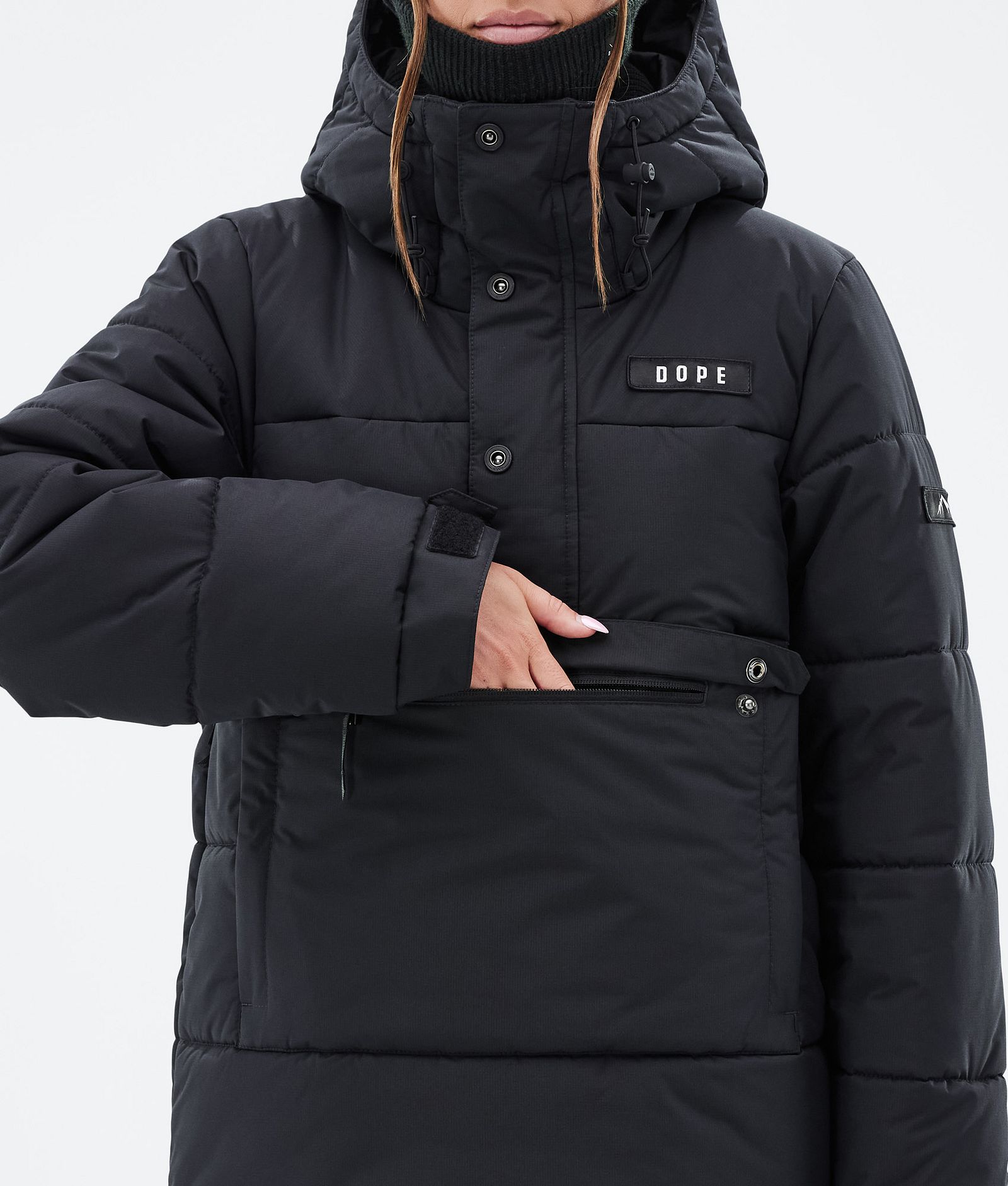 Dope Puffer W Snowboardjacka Dam Black, Bild 8 av 8