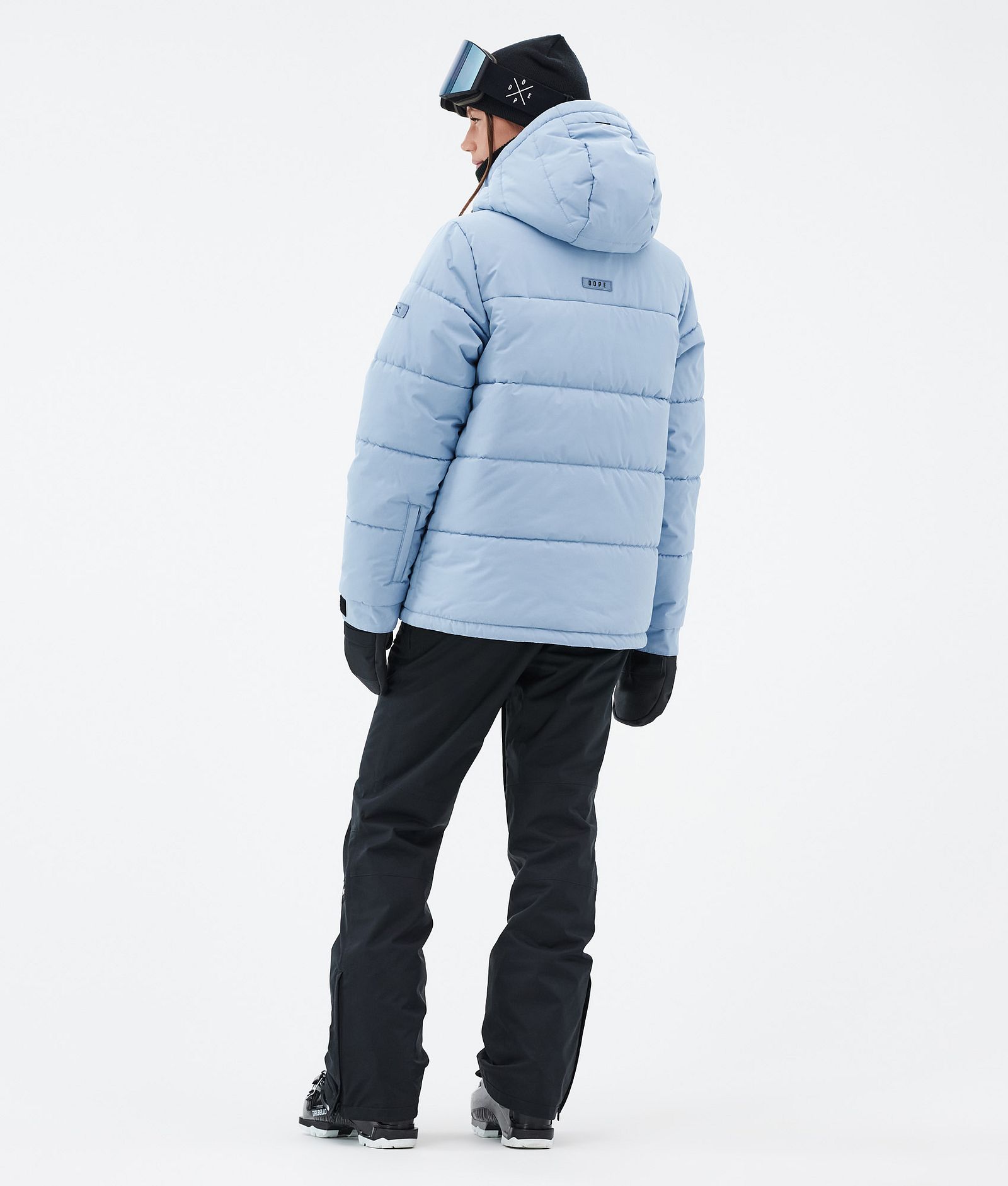 Dope Puffer W Skidjacka Dam Light Blue, Bild 4 av 8