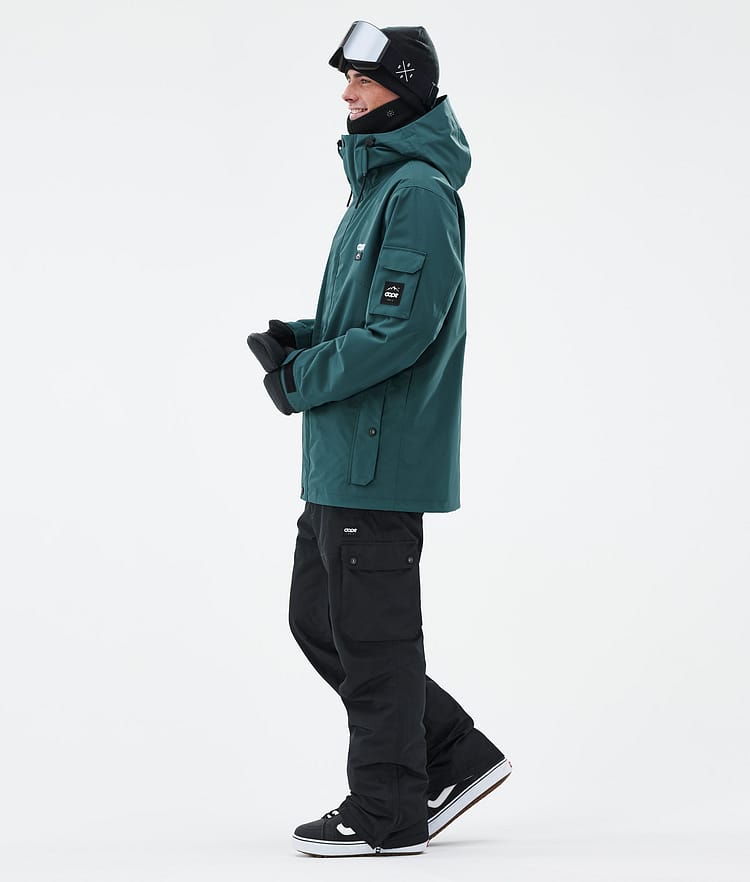 Dope Adept Snowboardjacka Herr Bottle Green, Bild 3 av 9