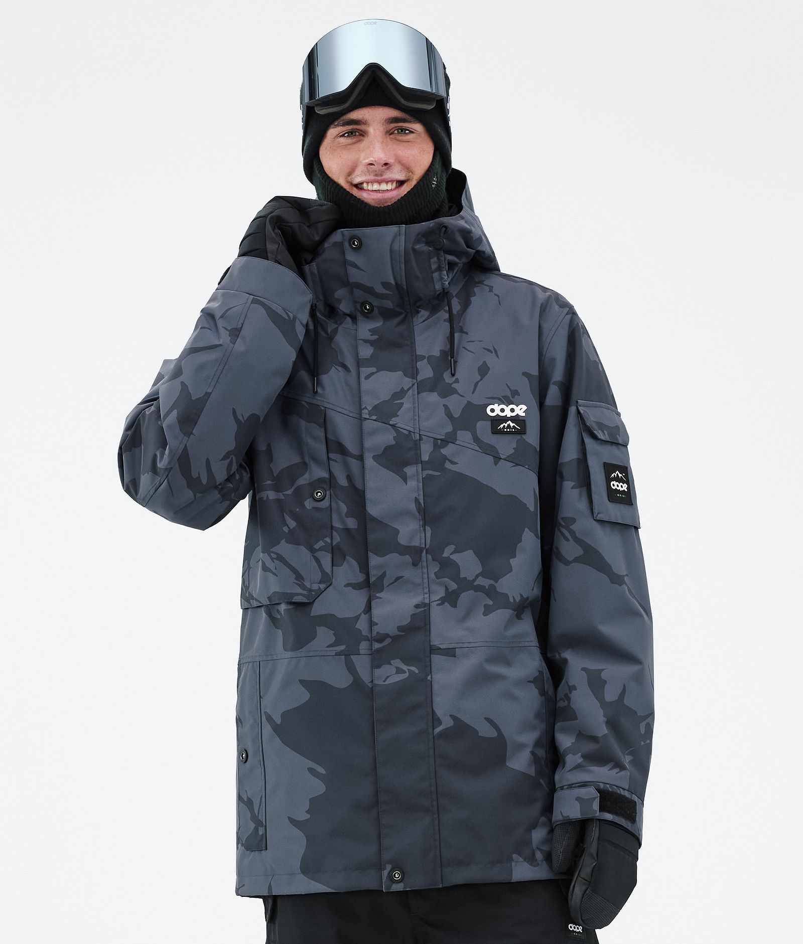 Dope Adept Snowboardjacka Herr Metal Blue Camo, Bild 1 av 9