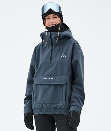 Dope Cyclone W Snowboardjacka Dam Metal Blue