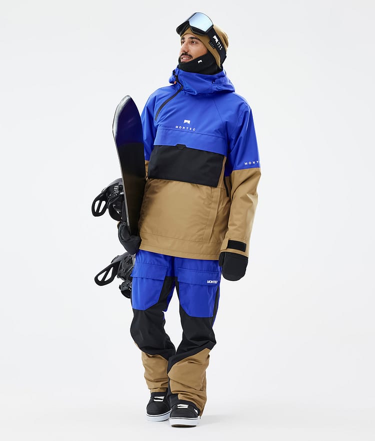 Montec Dune Snowboardjacka Herr Cobalt Blue/Back/Gold, Bild 3 av 9