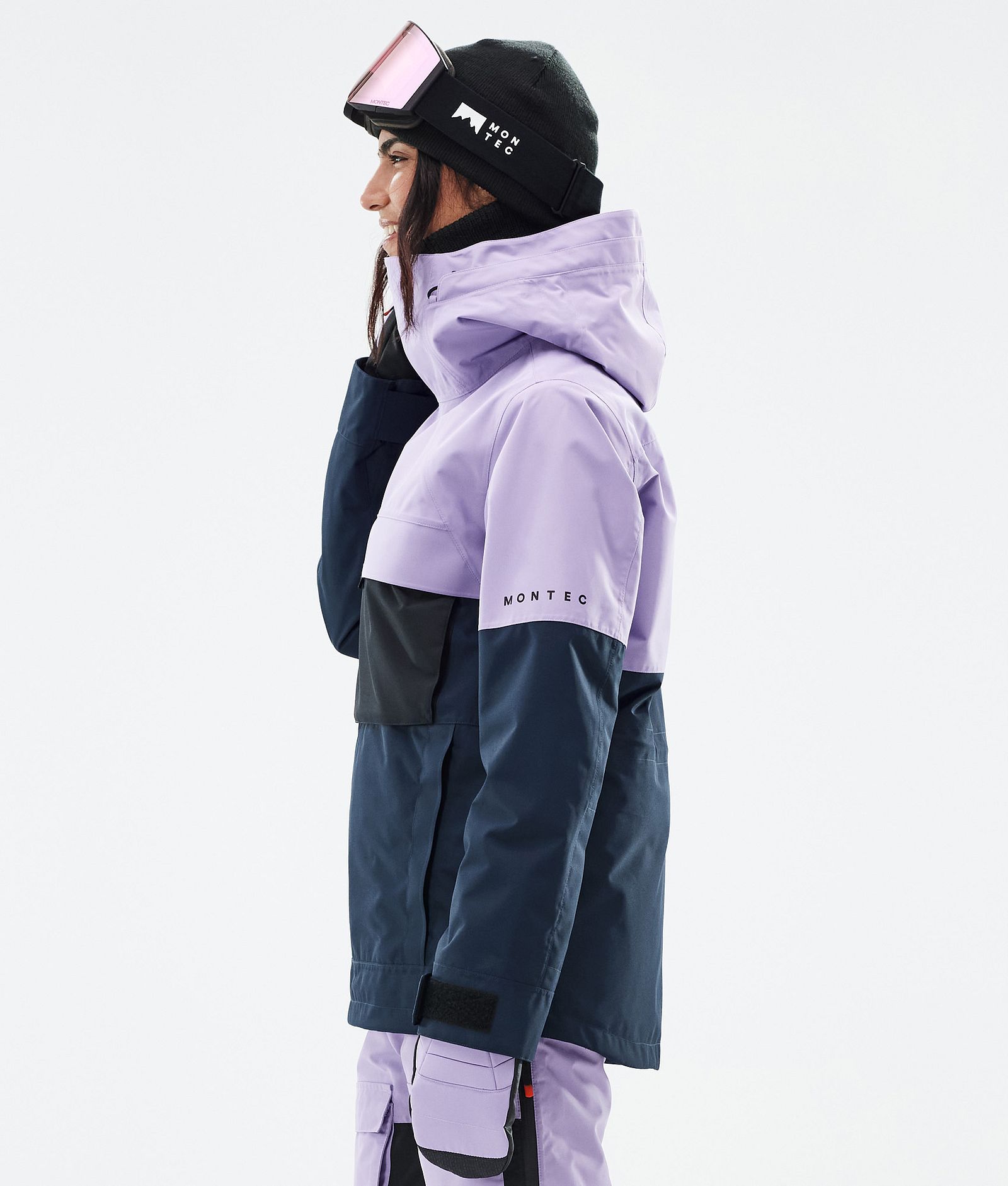 Montec Dune W Snowboardjacka Dam Faded Violet/Black/Dark Blue, Bild 6 av 9