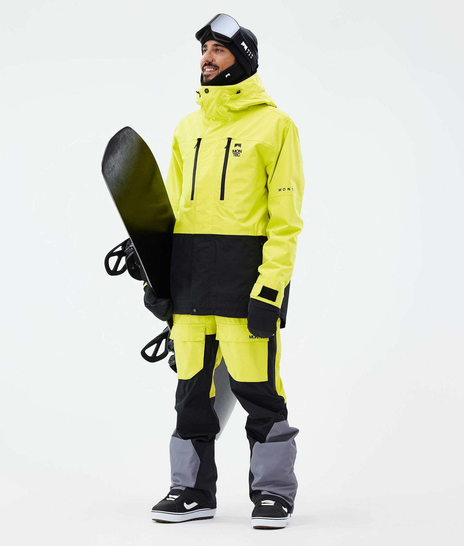 Montec Fawk Snowboardjacka Herr Bright Yellow/Black, Bild 3 av 10