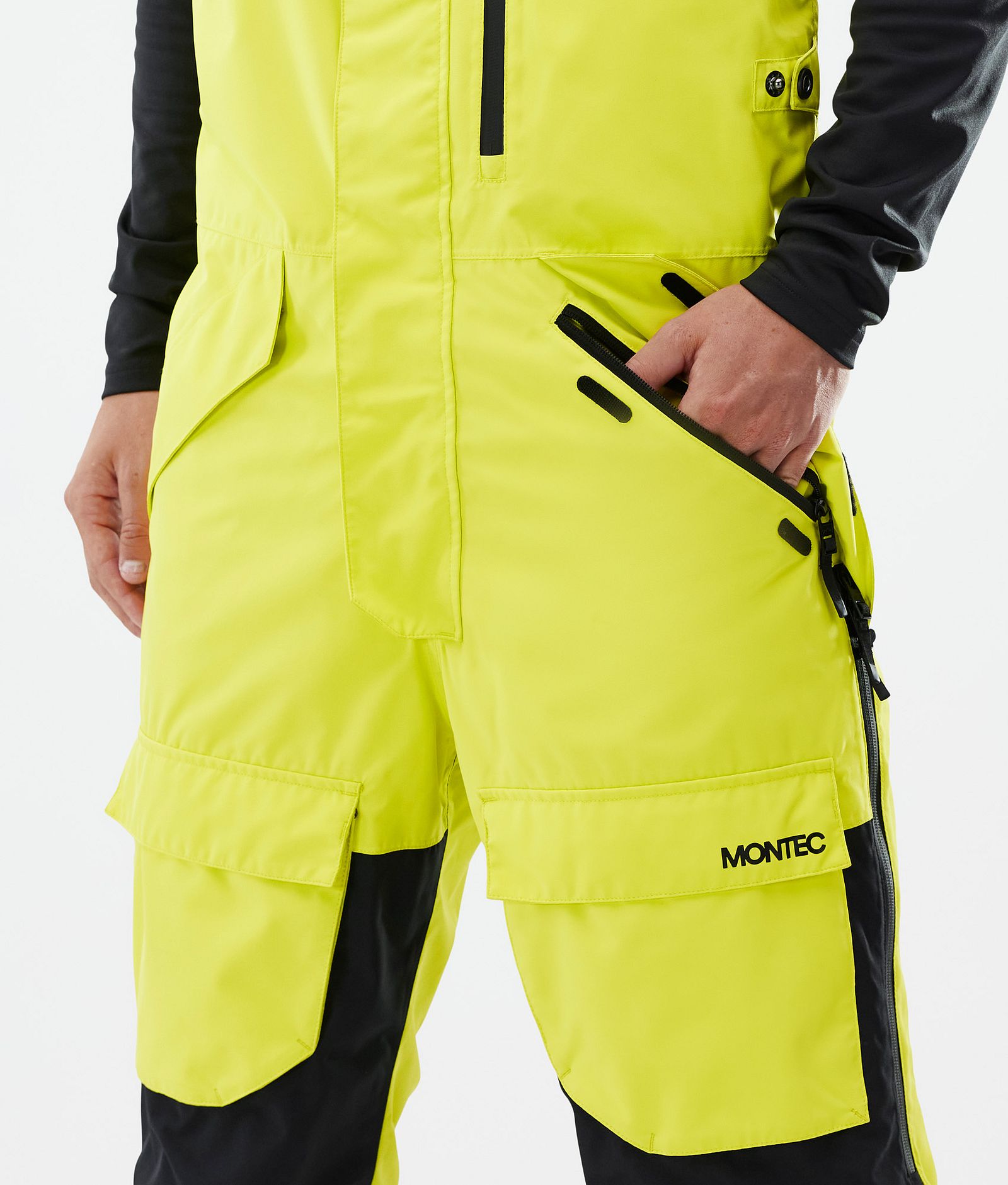 Montec Fawk Snowboardbyxa Herr Bright Yellow/Black/Light Pearl, Bild 5 av 7