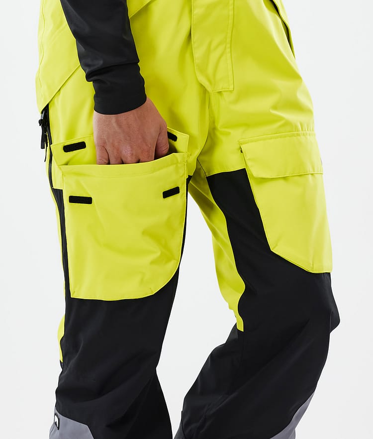 Montec Fawk Snowboardbyxa Herr Bright Yellow/Black/Light Pearl, Bild 7 av 7