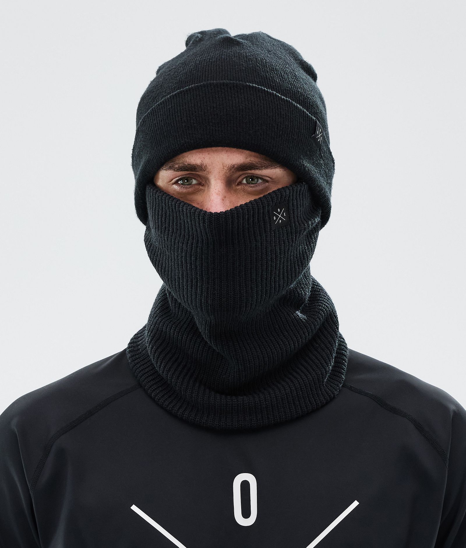 Dope 2X-Up Knitted Ansiktsmask Black, Bild 2 av 3