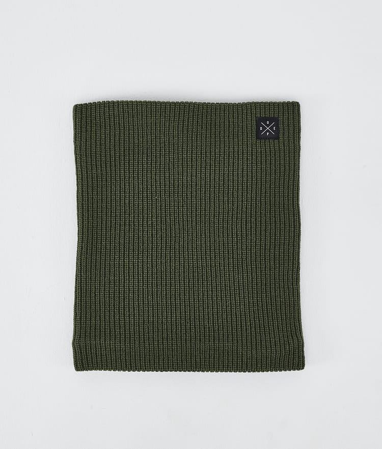 Dope 2X-Up Knitted Ansiktsmask Olive Green, Bild 1 av 3