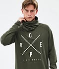 Dope Snuggle Underställströja Herr 2X-Up Olive Green, Bild 2 av 7