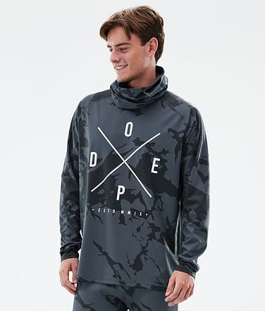 Dope Snuggle Underställströja Man 2X-Up Metal Blue Camo