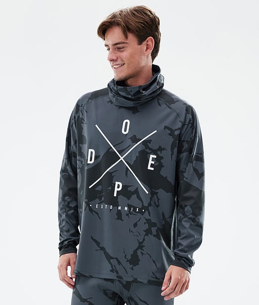 Dope Snuggle Underställströja Herr Metal Blue Camo